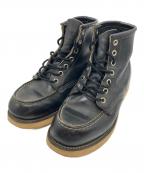 RED WINGレッドウィング）の古着「8179　アイリッシュセッター　USA製 刺繍羽タグ 片足タグ」｜ブラック