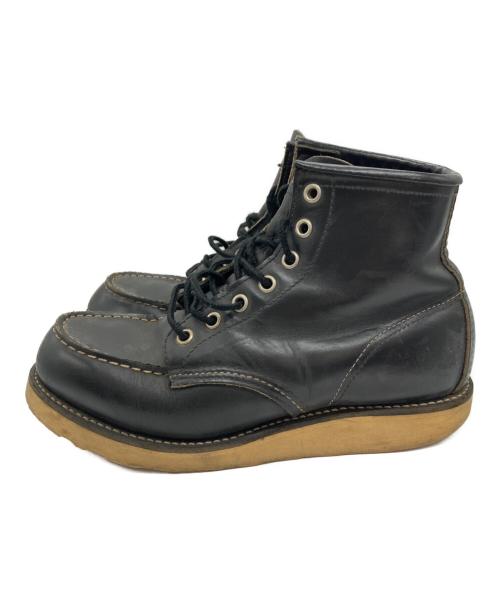 RED WING（レッドウィング）RED WING (レッドウィング) 8179　アイリッシュセッター　USA製 刺繍羽タグ 片足タグ ブラック サイズ:SIZE 5/ 1/2 Eの古着・服飾アイテム
