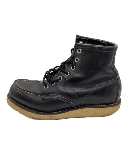 RED WING（レッドウィング）RED WING (レッドウィング) 8179　アイリッシュセッター　USA製 刺繍羽タグ 片足タグ ブラック サイズ:SIZE 5/ 1/2 Eの古着・服飾アイテム
