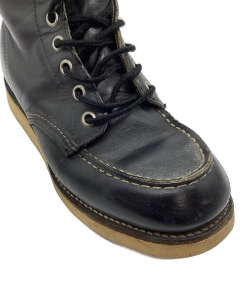 RED WING（レッドウィング）RED WING (レッドウィング) 8179　アイリッシュセッター　USA製 刺繍羽タグ 片足タグ ブラック サイズ:SIZE 5/ 1/2 Eの古着・服飾アイテム