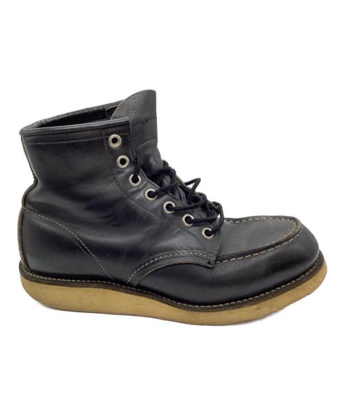 RED WING（レッドウィング）RED WING (レッドウィング) 8179　アイリッシュセッター　USA製 刺繍羽タグ 片足タグ ブラック サイズ:SIZE 5/ 1/2 Eの古着・服飾アイテム