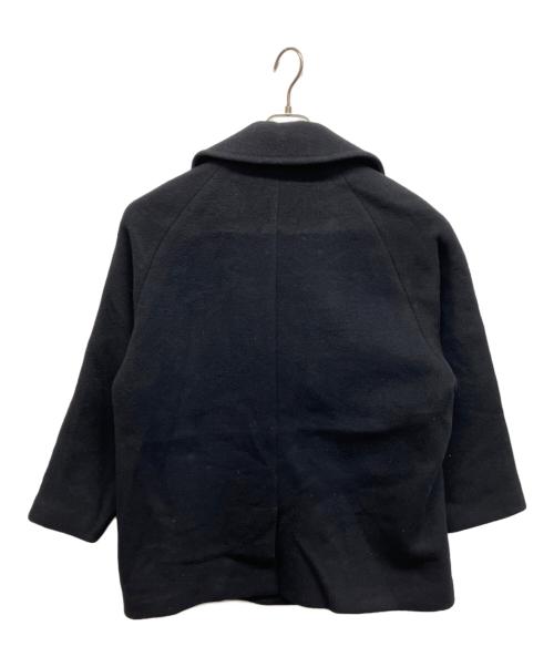 ticca（ティッカ）ticca (ティッカ) ウールダブルピーコート ブラック サイズ:Freeの古着・服飾アイテム