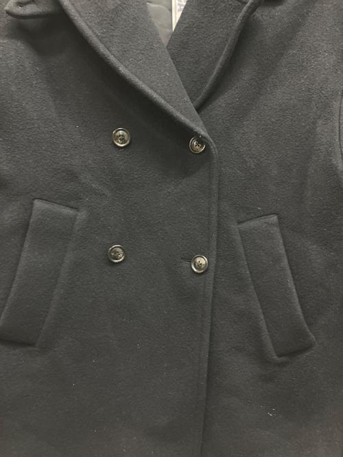 ticca（ティッカ）ticca (ティッカ) ウールダブルピーコート ブラック サイズ:Freeの古着・服飾アイテム
