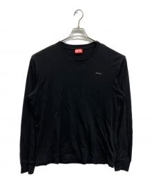 DIESEL（ディーゼル）の古着「ロングスリーブカットソー」｜ブラック