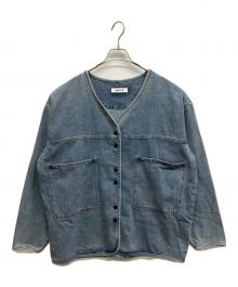 ARULLE（アリュール）の古着「v-collar denim jacket」｜インディゴ