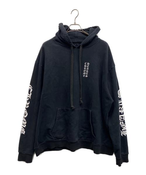 CHROME HEARTS（クロムハーツ）CHROME HEARTS (クロムハーツ) Vertical Logo ヴァーティカルロゴ　Pullover Hoodie ブラック サイズ:XXLの古着・服飾アイテム