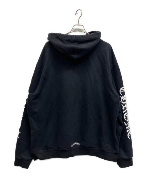CHROME HEARTS（クロムハーツ）CHROME HEARTS (クロムハーツ) Vertical Logo ヴァーティカルロゴ　Pullover Hoodie ブラック サイズ:XXLの古着・服飾アイテム
