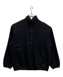 MARKA（マーカ）の古着「HALF ZIP TRUCK JACKET WOOL SOFT FLANNEL」｜ブラック