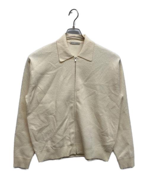 UNITED ARROWS（ユナイテッドアローズ）UNITED ARROWS (ユナイテッドアローズ) ネップ加工ジップアップジャケット ホワイト サイズ:Sの古着・服飾アイテム