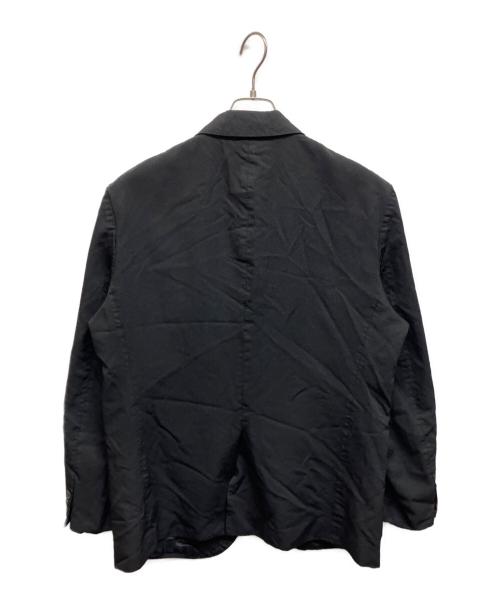 COMME des GARCONS HOMME（コムデギャルソン オム）COMME des GARCONS HOMME (コムデギャルソン オム) 25AW エステルサージ製品染め3Bジャケット ブラック サイズ:Sの古着・服飾アイテム