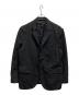 COMME des GARCONS HOMME（コムデギャルソン オム）の古着「25AW エステルサージ製品染め3Bジャケット」｜ブラック