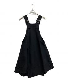BLACK COMME des GARCONS（ブラックコムデギャルソン）の古着「ポリジャンパースカート」｜ブラック