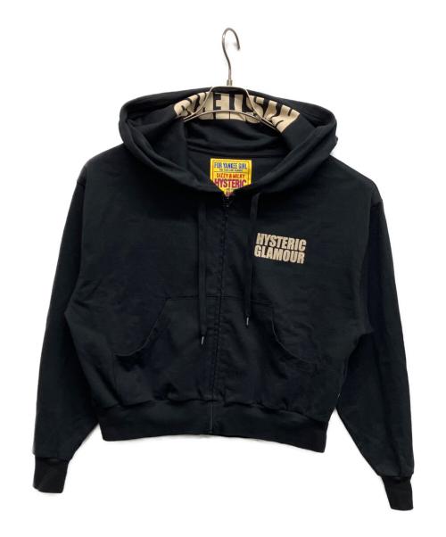 Hysteric Glamour（ヒステリックグラマー）Hysteric Glamour (ヒステリックグラマー) 24SS HYS VARSITY スウェットパーカー ブラック サイズ:freeの古着・服飾アイテム