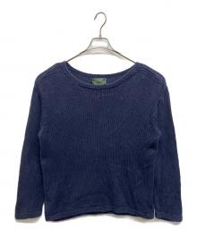 RALPH LAUREN COUNTRY（ラルフローレンカントリー）の古着「コットンニット」｜ネイビー