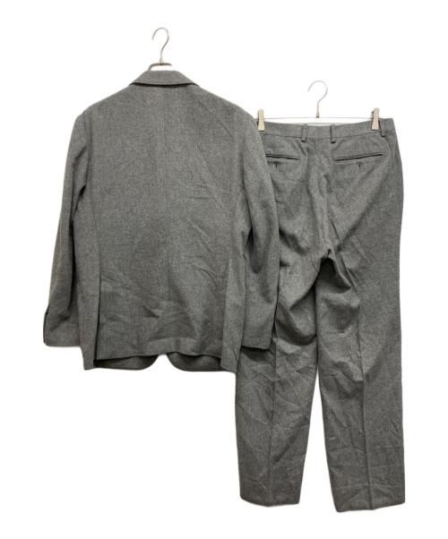 PAPAS（パパス）PAPAS (パパス) カシミア混セットアップスーツ グレー サイズ:Lの古着・服飾アイテム