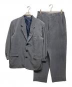 PAPASパパス）の古着「シルクセットアップスーツ」｜グレー