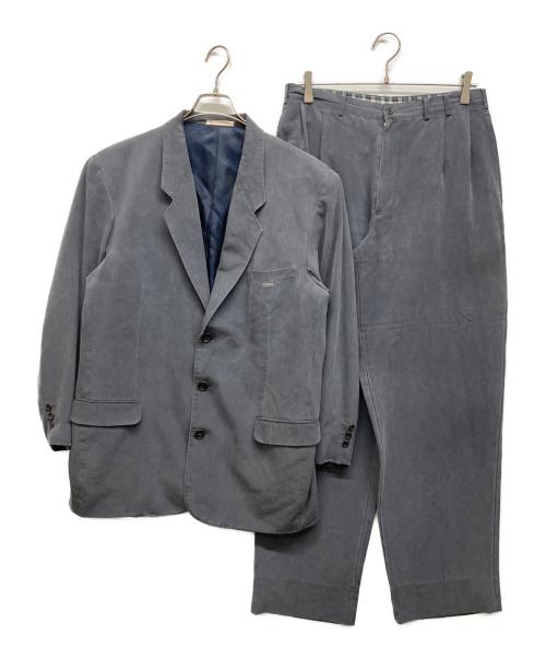 PAPAS（パパス）PAPAS (パパス) シルクセットアップスーツ グレー サイズ:Mの古着・服飾アイテム