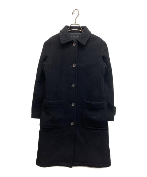 MARGARET HOWELL（マーガレットハウエル）MARGARET HOWELL (マーガレットハウエル) カシミヤ混コート ブラック サイズ:1の古着・服飾アイテム