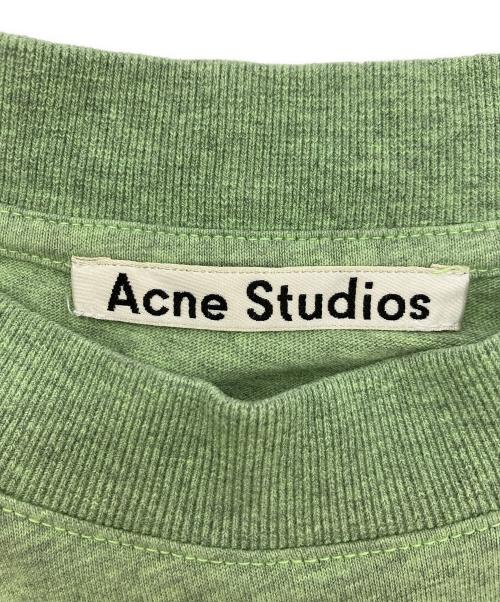 Acne studios（アクネ ストゥディオズ）ACNE STUDIOS (アクネ ストゥディオズ) WOMENS CASUAL T-SHIRT グリーン サイズ:XSの古着・服飾アイテム