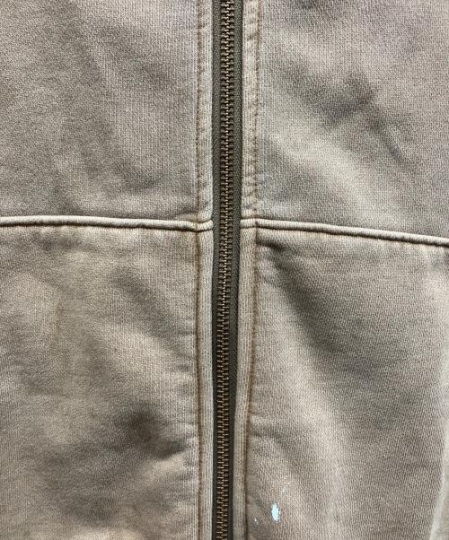 JOURNAL STANDARD（ジャーナルスタンダード）JOURNAL STANDARD (ジャーナルスタンダード) ラウンド スリーブ アシッド ジップ パーカー ブラウン サイズ:Lの古着・服飾アイテム
