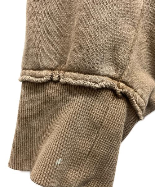 JOURNAL STANDARD（ジャーナルスタンダード）JOURNAL STANDARD (ジャーナルスタンダード) ラウンド スリーブ アシッド ジップ パーカー ブラウン サイズ:Lの古着・服飾アイテム
