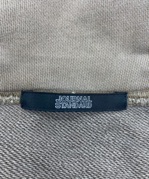 JOURNAL STANDARD（ジャーナルスタンダード）JOURNAL STANDARD (ジャーナルスタンダード) ラウンド スリーブ アシッド ジップ パーカー ブラウン サイズ:Lの古着・服飾アイテム