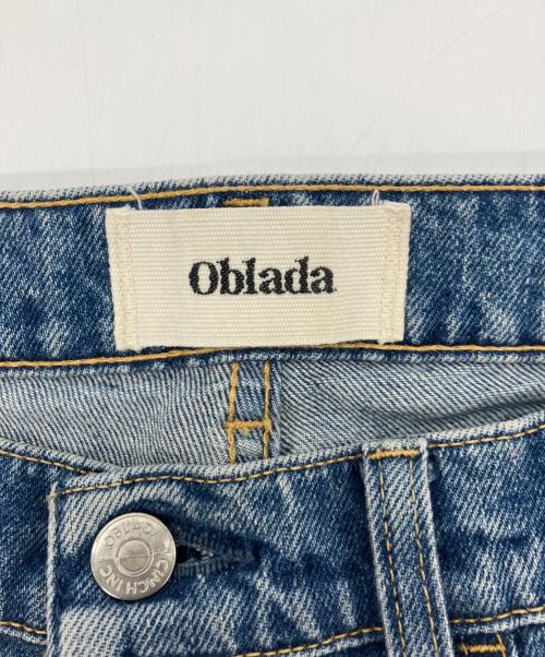Oblada（オブラダ）oblada (オブラダ) ハイウエスト カットオフデニム インディゴ サイズ:24の古着・服飾アイテム