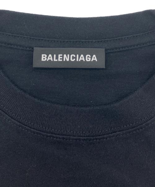 BALENCIAGA（バレンシアガ）BALENCIAGA (バレンシアガ) BBロゴプリントtシャツ ブラック サイズ:Mの古着・服飾アイテム