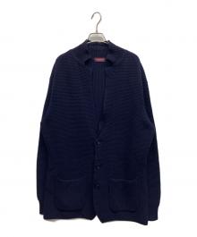 D'URBAN（ダーバン）の古着「厚手カーディガン」｜ネイビー