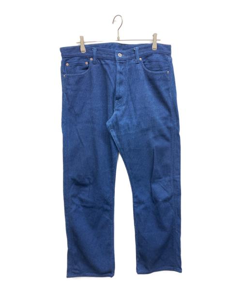 MOMOTARO JEANS（桃太郎ジーンズ）MOMOTARO JEANS (桃太郎ジーンズ) 刺し子デニムパンツ インディゴ サイズ:W36の古着・服飾アイテム