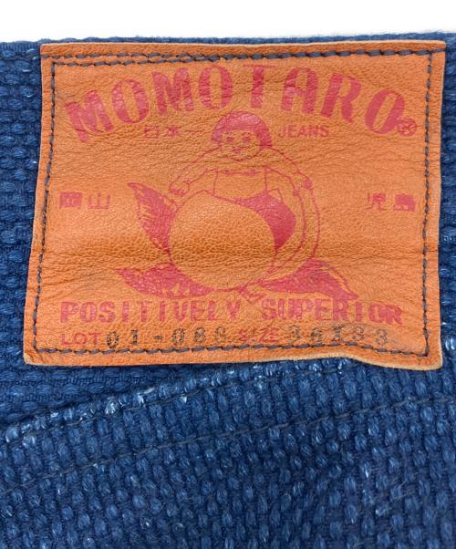 MOMOTARO JEANS（桃太郎ジーンズ）MOMOTARO JEANS (桃太郎ジーンズ) 刺し子デニムパンツ インディゴ サイズ:W36の古着・服飾アイテム