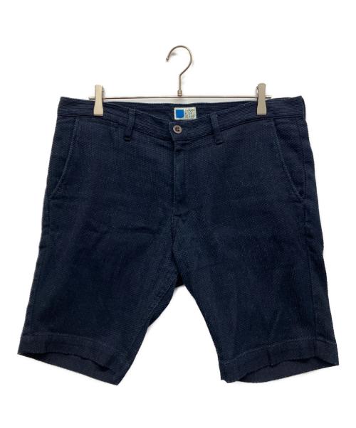 JAPAN BLUE JEANS（ジャパンブルージーンズ）JAPAN BLUE JEANS (ジャパンブルージーンズ) 11oz 刺し子ショートパンツ インディゴ サイズ:XLの古着・服飾アイテム