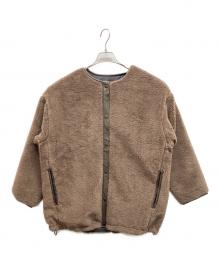 MOGA（モガ）の古着「リバーシブルボアブルゾン」｜ブラウン