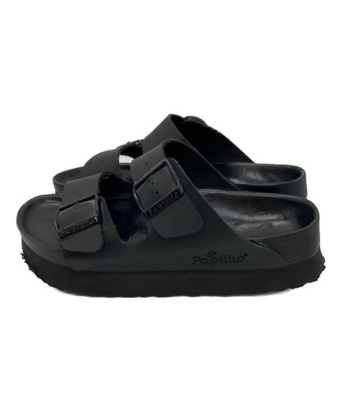 papillio（パピリオ）papillio (パピリオ) BEAMS (ビームス) 別注ARIZONA ブラック サイズ:24㎝の古着・服飾アイテム