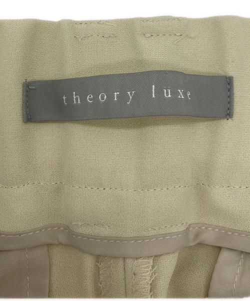 theory luxe（セオリーリュクス）theory luxe (セオリーリュクス) センタープレススラックス ベージュ サイズ:40の古着・服飾アイテム