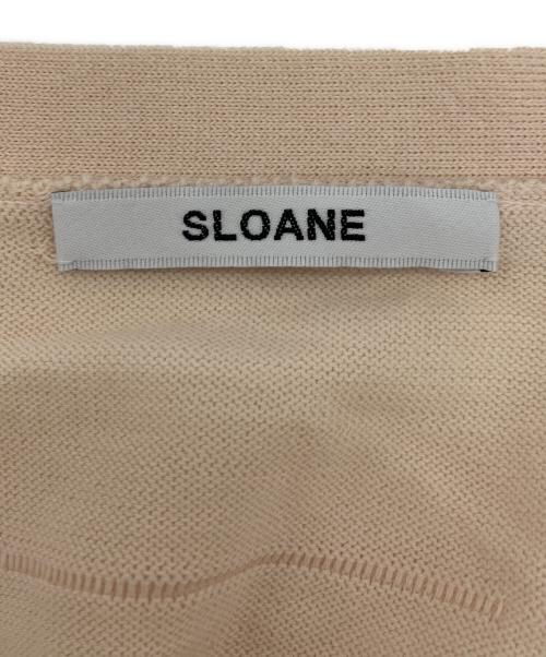 SLOANE（スローン）SLOANE (スローン) 14G天竺 コットン Vネックカーディガン アイボリー サイズ:2の古着・服飾アイテム