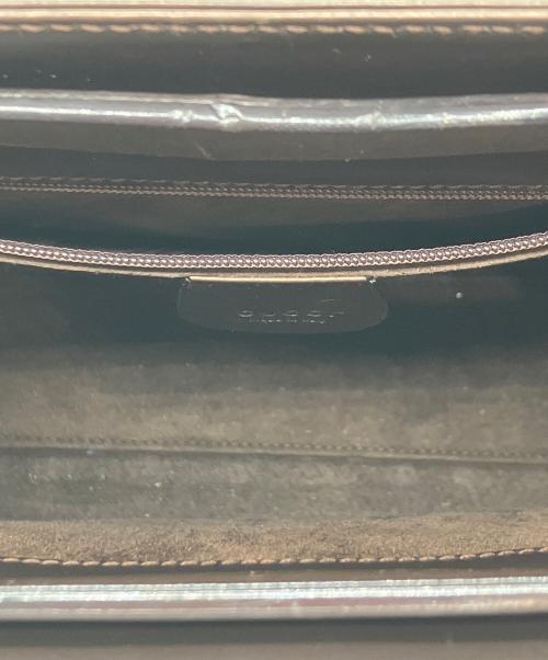 GUCCI（グッチ）GUCCI (グッチ) 2WAYショルダーバッグ ブラウンの古着・服飾アイテム