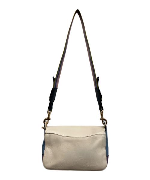 COACH（コーチ）COACH (コーチ) ジェス カラーブロック メッセンジャー ショルダー バッグ ホワイトの古着・服飾アイテム
