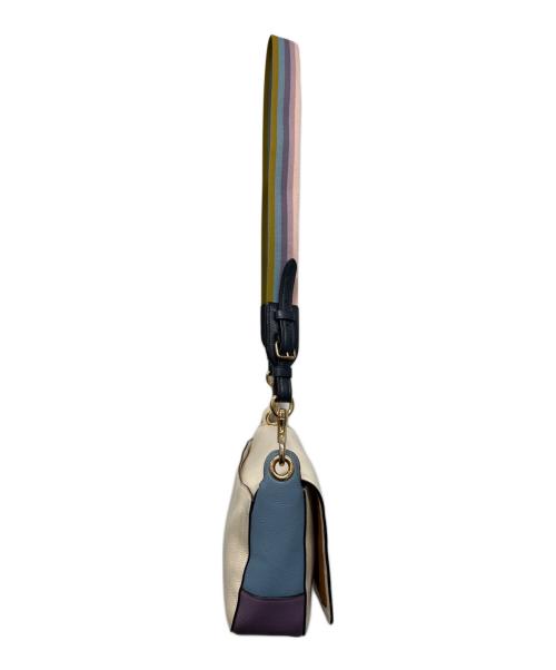COACH（コーチ）COACH (コーチ) ジェス カラーブロック メッセンジャー ショルダー バッグ ホワイトの古着・服飾アイテム