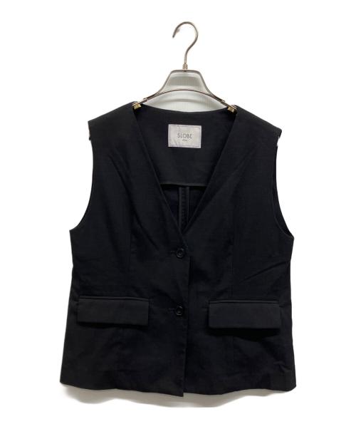 SLOBE IENA（スローブ イエナ）SLOBE IENA (スローブ イエナ) ジレ ブラック サイズ:Freeの古着・服飾アイテム