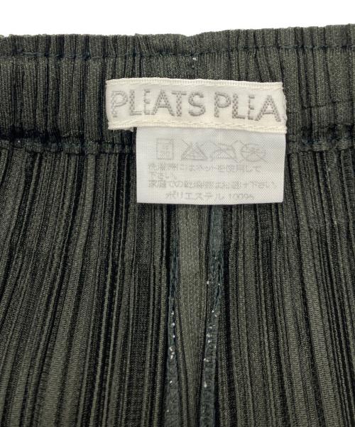PLEATS PLEASE（プリーツプリーズ）PLEATS PLEASE (プリーツプリーズ) プリーツワイドパンツ カーキ サイズ:3の古着・服飾アイテム