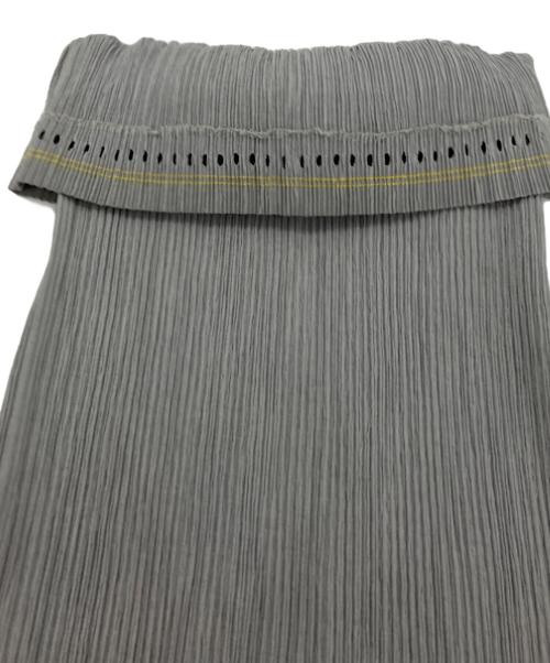 ISSEY MIYAKE（イッセイミヤケ）ISSEY MIYAKE (イッセイミヤケ) プリーツパンツ グリーン サイズ:Mの古着・服飾アイテム