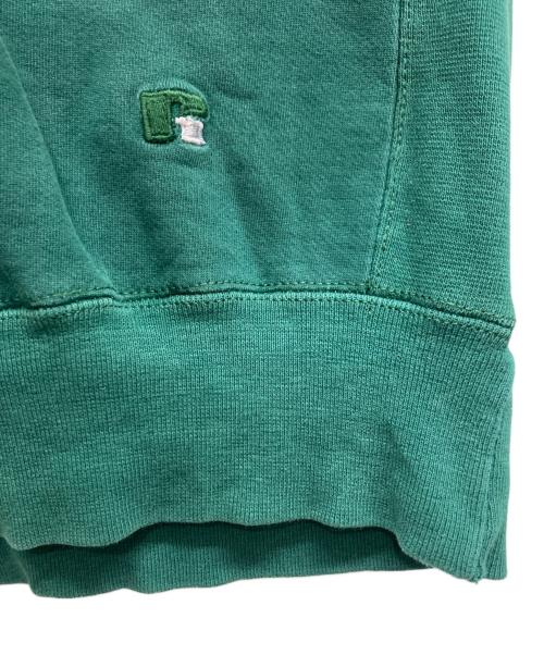 RUSSELL ATHLETIC（ラッセルアスレチック）RUSSELL ATHLETIC (ラッセルアスレチック) 90's3段カレッジプリントスウェット グリーン サイズ:Mの古着・服飾アイテム