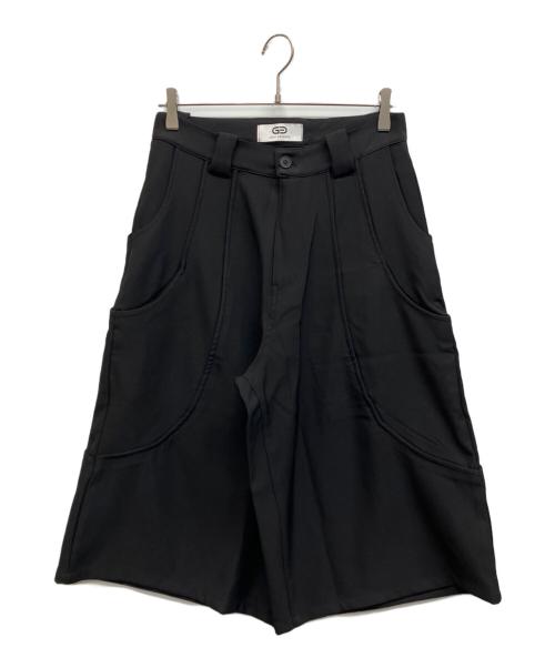 GOAT ESSENCE（ゴートエッセンス）GOAT ESSENCE (ゴートエッセンス) TUCK WIDE SHORTS ブラック サイズ:1の古着・服飾アイテム