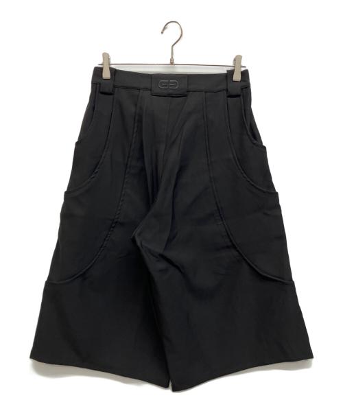 GOAT ESSENCE（ゴートエッセンス）GOAT ESSENCE (ゴートエッセンス) TUCK WIDE SHORTS ブラック サイズ:1の古着・服飾アイテム