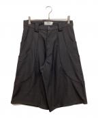 GOAT ESSENCEゴートエッセンス）の古着「TUCK WIDE SHORTS」｜ブラック