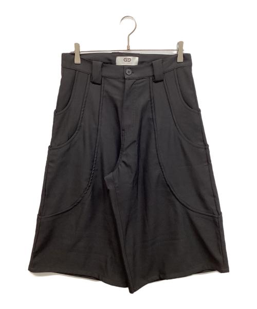 GOAT ESSENCE（ゴートエッセンス）GOAT ESSENCE (ゴートエッセンス) TUCK WIDE SHORTS ブラック サイズ:1の古着・服飾アイテム