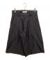 GOAT ESSENCE（ゴートエッセンス）の古着「TUCK WIDE SHORTS」｜ブラック