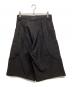 GOAT ESSENCE (ゴートエッセンス) TUCK WIDE SHORTS ブラック サイズ:1：15000円