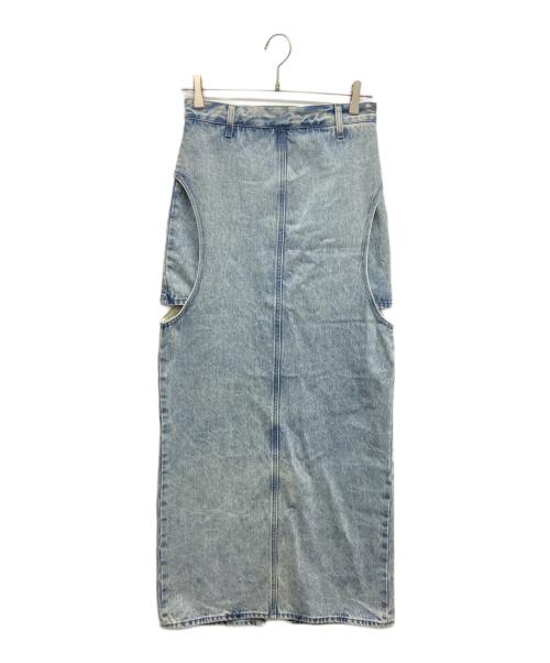 CLANE（クラネ）CLANE (クラネ) 別注サークルカットデニムスカート インディゴ サイズ:１の古着・服飾アイテム